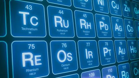 Periodic table of elements イラスト素材