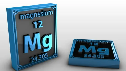 Periodic Table Of Elements - Magnesium - Mg Stock Footage 155204089