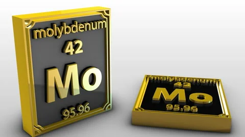 Periodic Table Of Elements - molybdenum - Mo Stock Footage 155204121