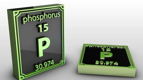 Periodic Table Of Elements - Phosphorus - P Stock Footage 155204401