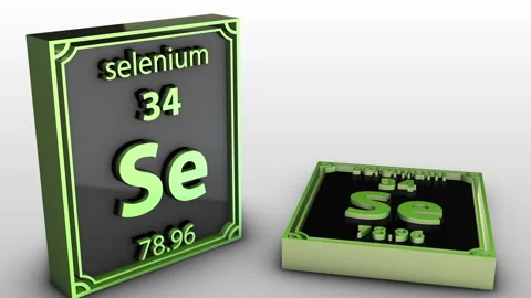 Periodic Table Of Elements - Selenium - Se Stock Footage 155204896
