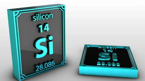 Periodic Table Of Elements - silicon - Si Stock Footage 155859877
