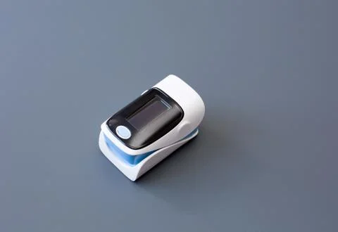 Peripheral capillary oxygen saturation meter Stock Photos