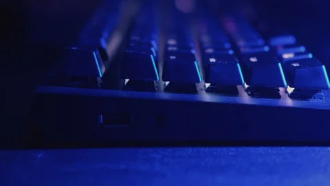 Peripheral device computer hardware keyboard Stock Footage 122677324