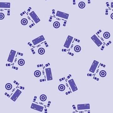 Peripheral setup repair computer glyph seamless pattern イラスト素材