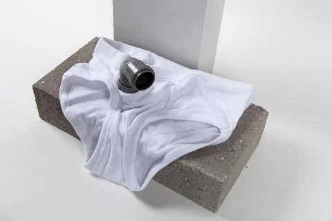 Periscope y-front white Stock Photos