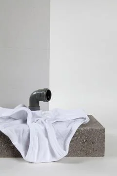 Periscope y-front white Stock Photos