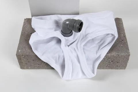 Periscope y-front white Stock Photos