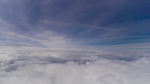 Perito and Cumulus clouds Stock Footage 74543907