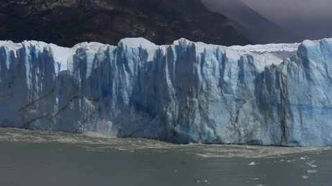 Perito Moreno Glacier Face Ice Falling Stock Footage 88951553