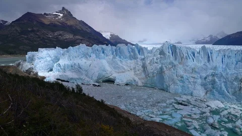 Perito Moreno Glacier Light and Shadow Video stock 73225375
