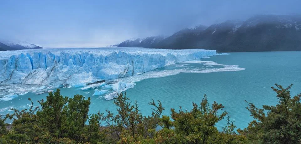 Perito Moreno glacier national park near El Calafate, Patagonia, Argentina. Stock Photos