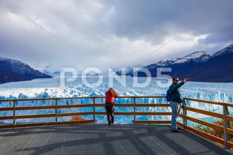 The Perito Moreno Glacier Stock Photos