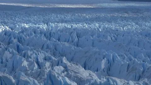 Perito Moreno ice surface 4K Stock Footage 112540513