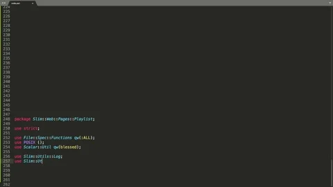 Perl Programming Language Source Code Typing Effect. Perl Programmer Ticker C Stock Footage 147966236