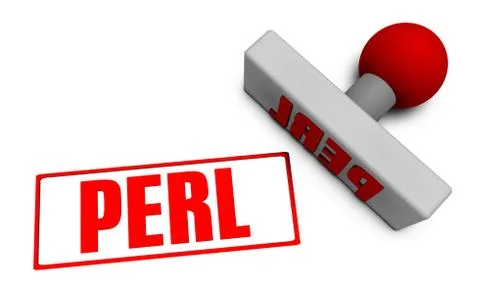 Perl Stamp Stock Illustration