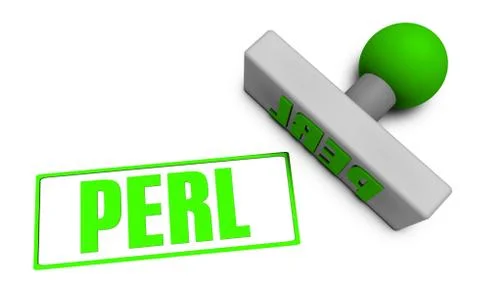Perl Stamp Stock Illustration