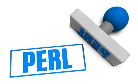 Perl Stamp Stock Illustration