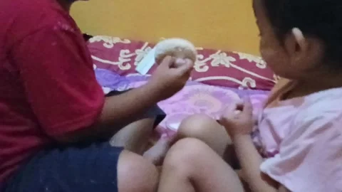 Permainan adik dan kakak 動画素材 255889387