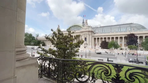 Permanent and temporary exhibitions in the Petit Palais Stock Footage 218291252