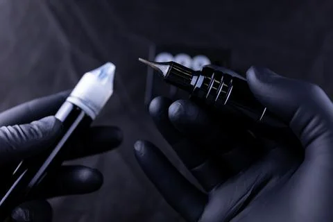 Permanent eyebrow makeup Stock Photos