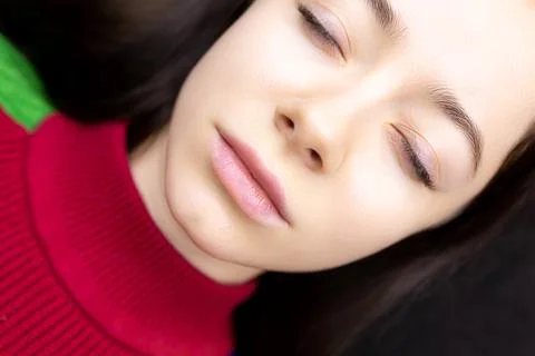 Permanent lip makeup Stock Photos
