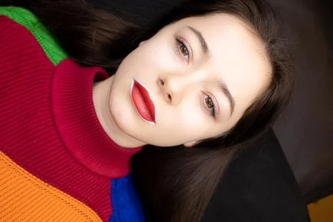 Permanent lip makeup Stock Photos