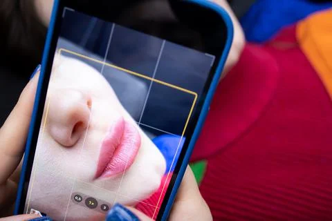Permanent lip makeup Stock Photos