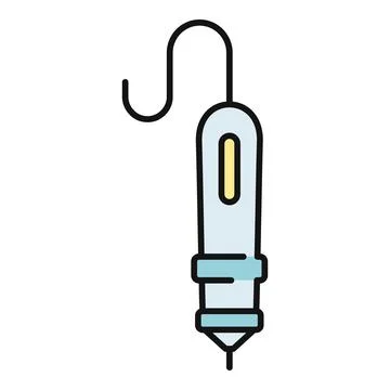Permanent makeup pen machine cosmetic tool icon Stock Illustration