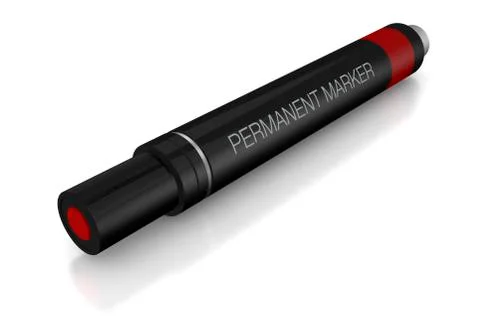 Permanent marker Stock Illustration