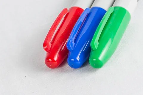 Permanent markers Stock Photos