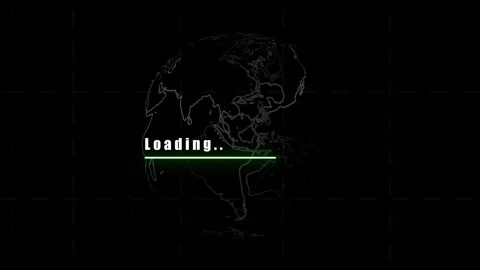 'Permission denied' Animation: Loading Bar, Globe, Programming Background Stock Footage 282577362