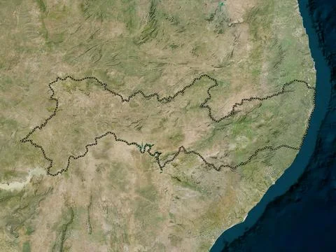 Pernambuco, Brazil. Low resolution satellite map Stock Illustration