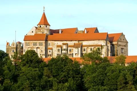 Pernštejn - castle Stock Photos