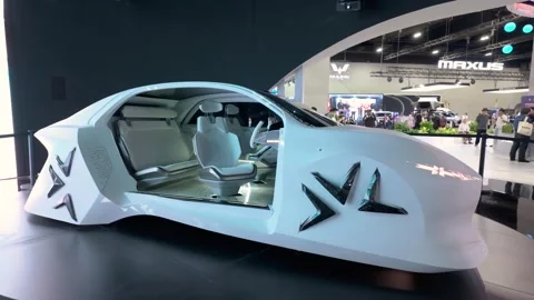 The Perodua C2 Concept is a futuristic B-segment electric vehicle (EV) prototype 库存影片 337280221