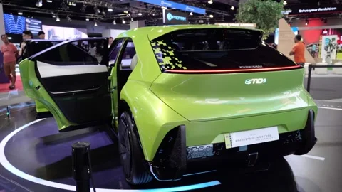 Perodua eMO-II EV Concept revealed in KLIMS. 動画素材 295120111