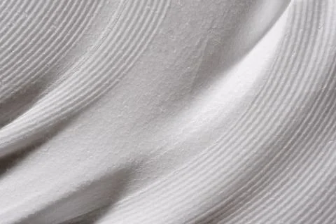 Perpendicular view of a polystyrene surface cut with electricity Stock Photos