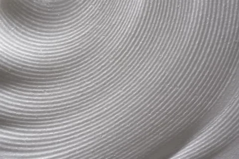 Perpendicular view of a polystyrene surface cut with electricity Stock Photos