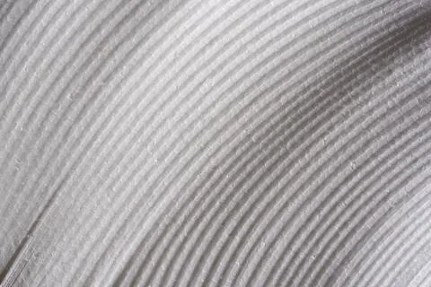 Perpendicular view of a polystyrene surface cut with electricity Stock Photos