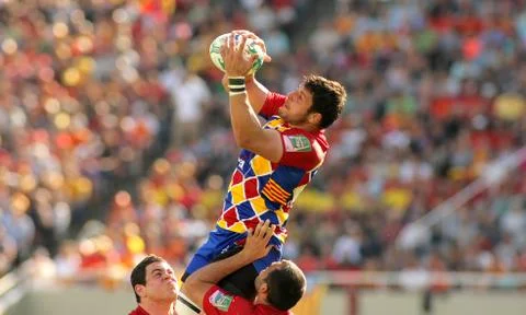 Perpignan player Damien Chouly Stock Photos