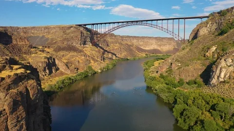Perrine Bridge Stock-Footage 117120425