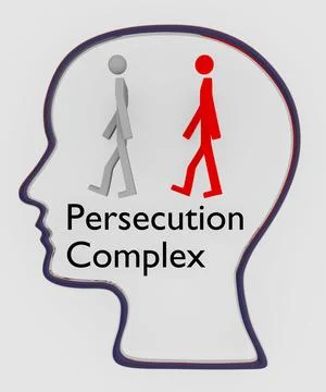 Persecution Complex concept Stock Illustration