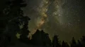 Perseid Meteor Shower Bristlecone Pine 02 Pan R Milky Way Time Lapse HD Footage