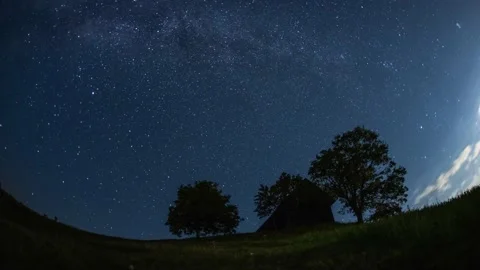 Perseid Shower timelapse 4K Stock Footage 141477220