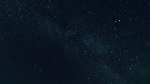 The Perseids at the time of the highest activity, time lapse shooting on long Stock Footage 94178650