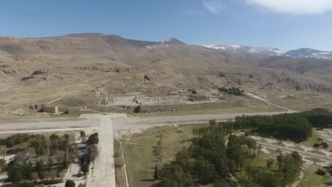 Persepolis Aerial003 Video stock 249869696