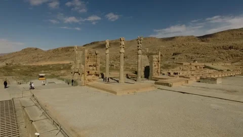 Persepolis Aerial005 Video stock 249872368