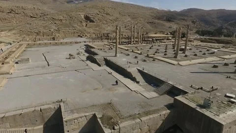 Persepolis Aerial007 Video stock 249875408