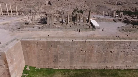 Persepolis Aerial009 Video stock 249877481
