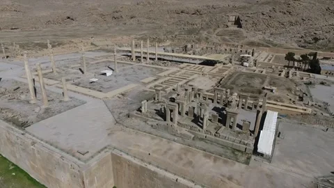 Persepolis Aerial010 Video stock 249880990